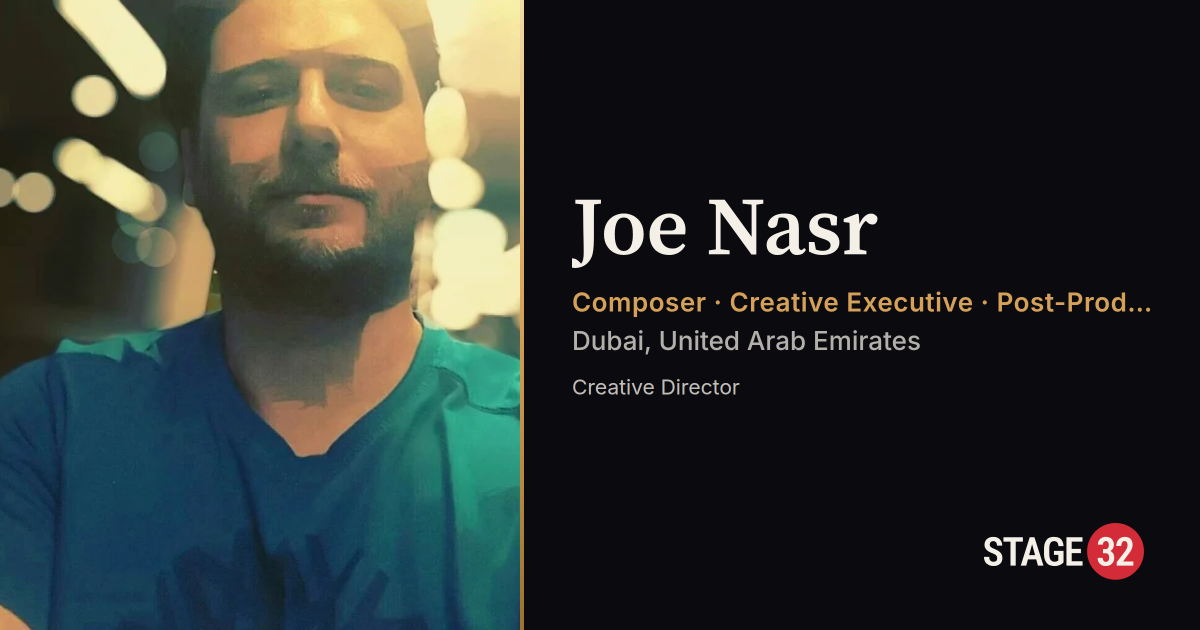Joe Nasr on Stage 32