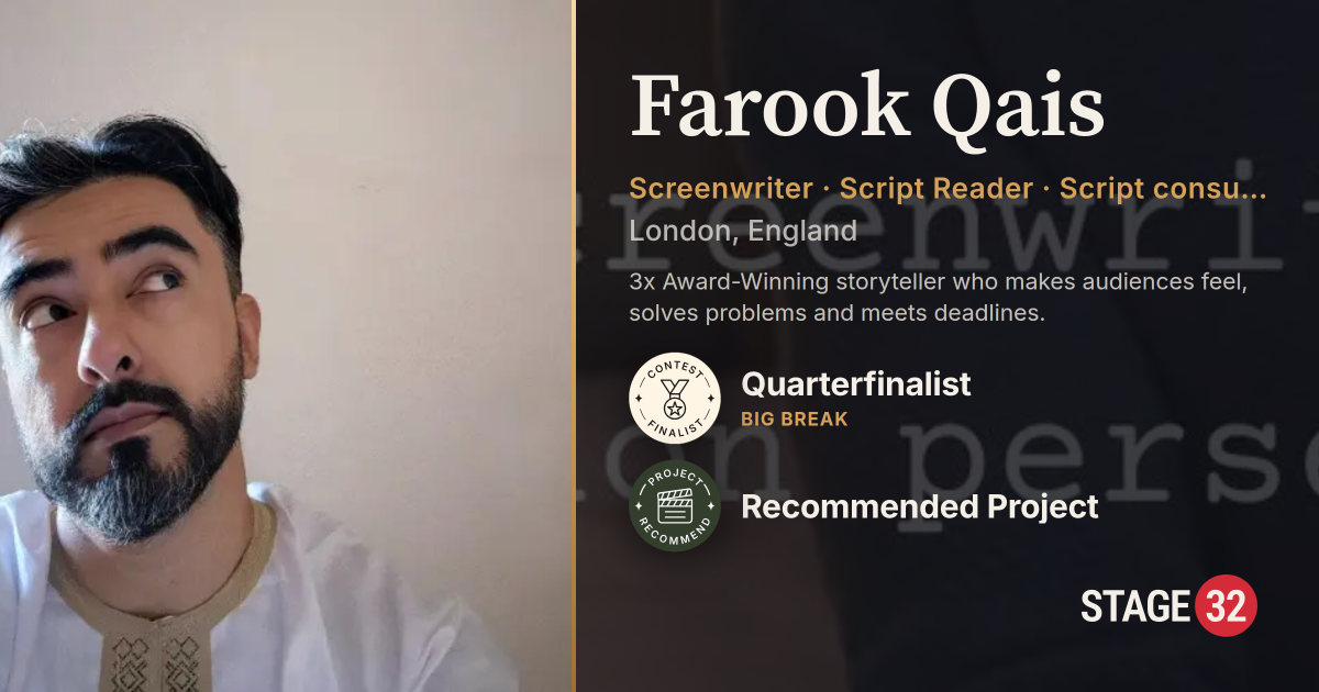 Farook Qais on Stage 32