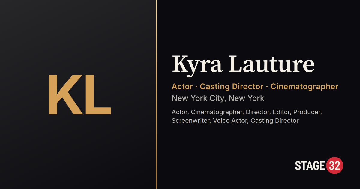 Kyra Lauture on Stage 32