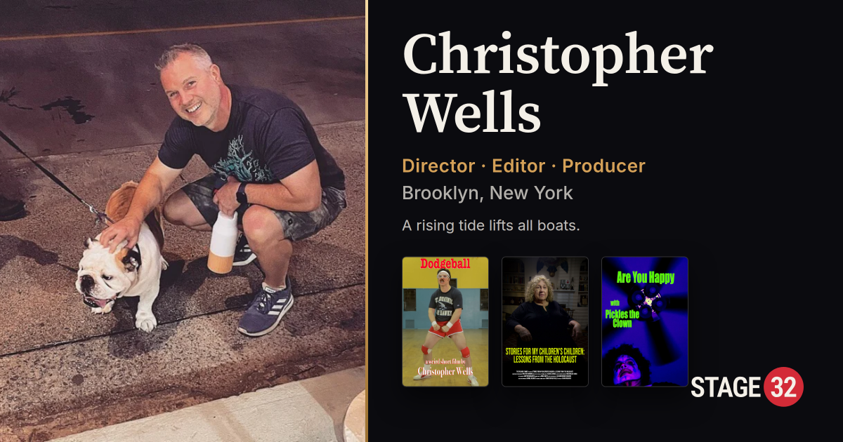 Christopher Wells on Stage 32