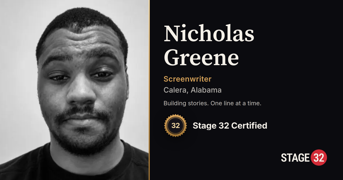 Nicholas Greene on Stage 32