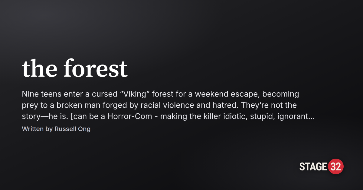 the forest on Stage 32