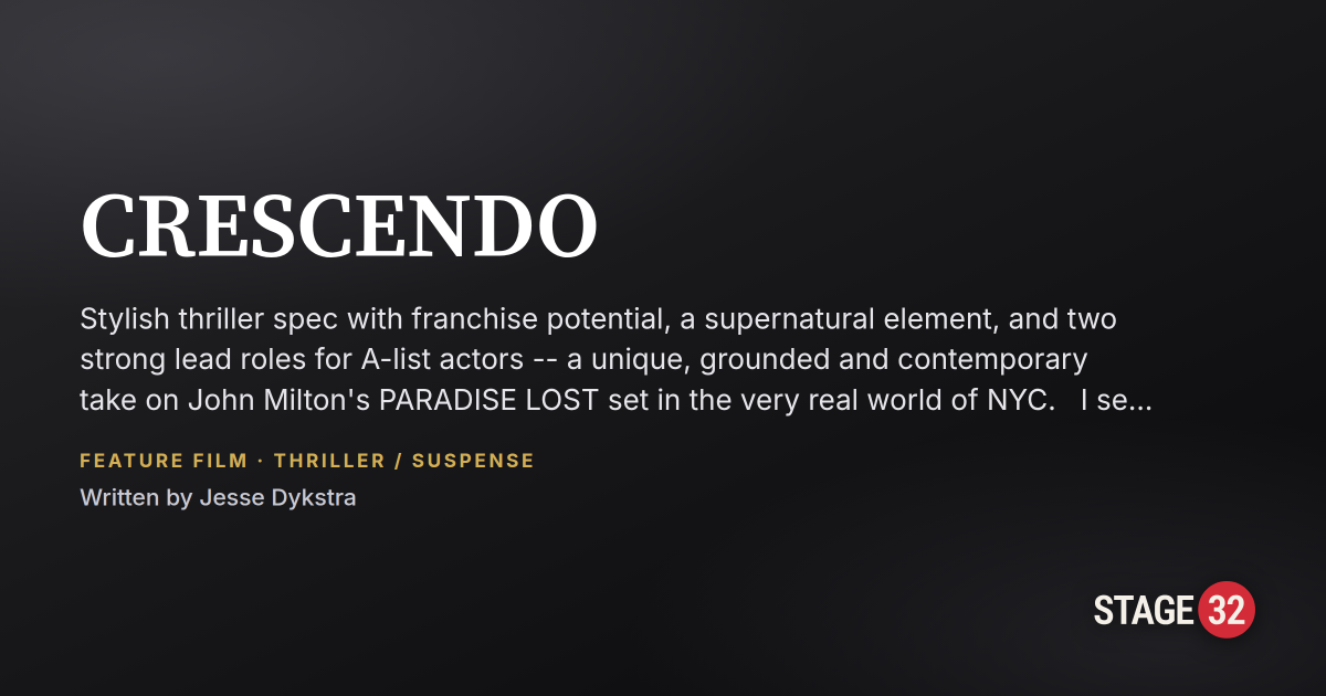 CRESCENDO on Stage 32